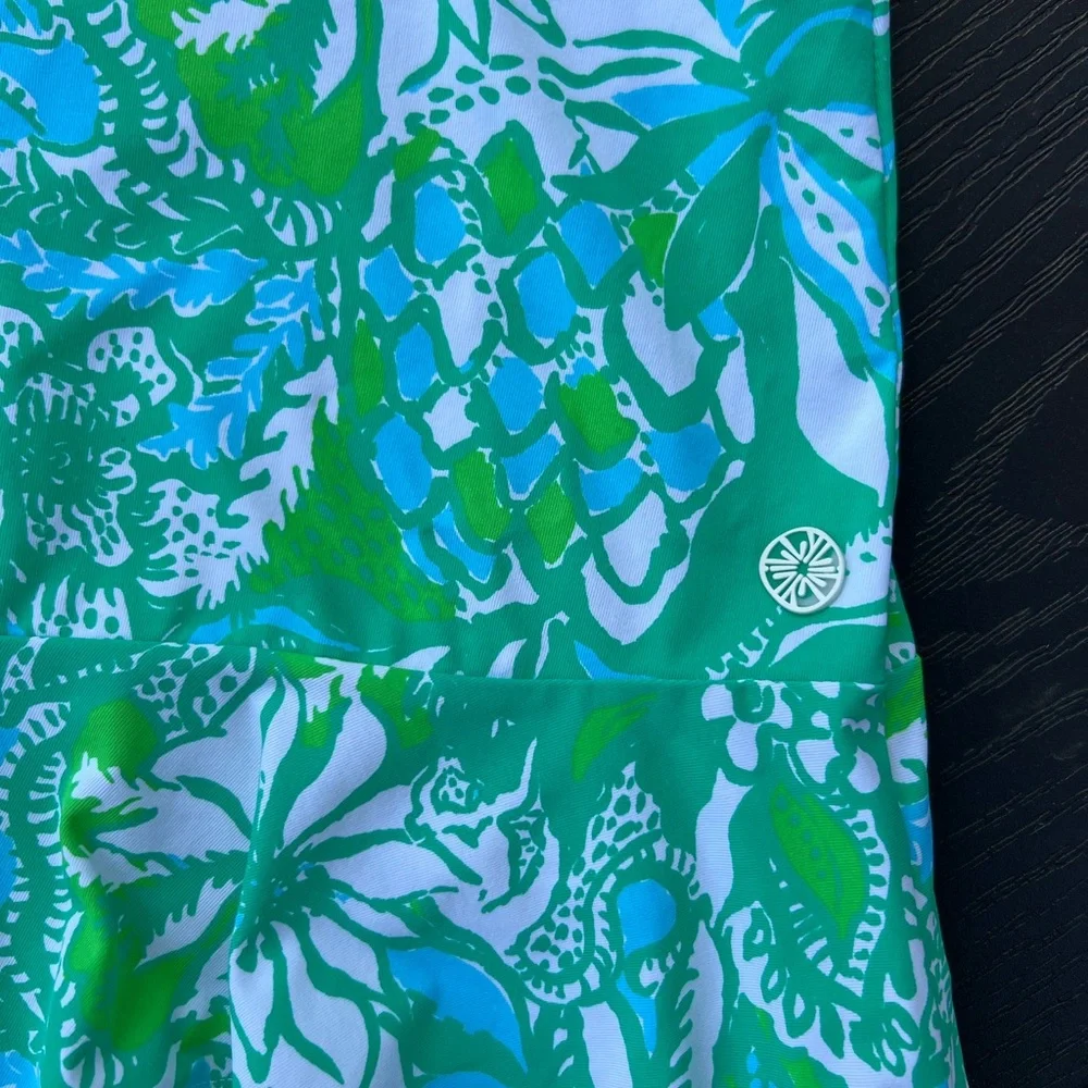 Lilly Pulitzer Luxletic Floral Sports Bra and Skort - Picture 7 of 7